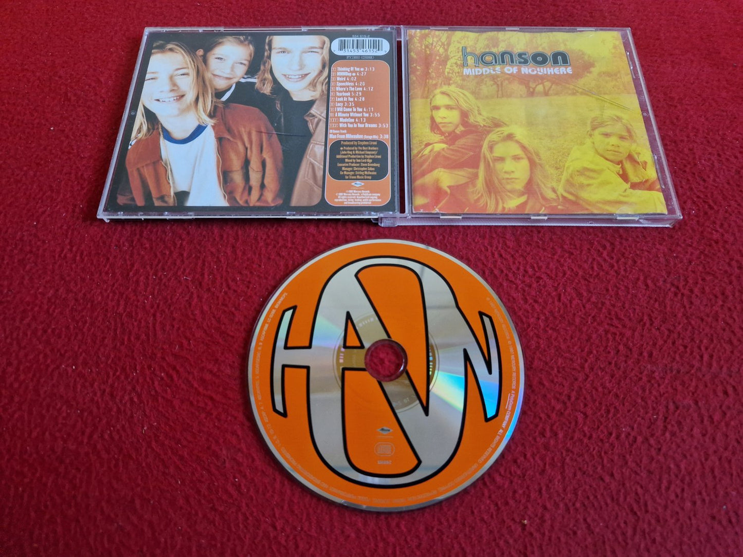 HANSON MIDDLE OF NOWHERE CD