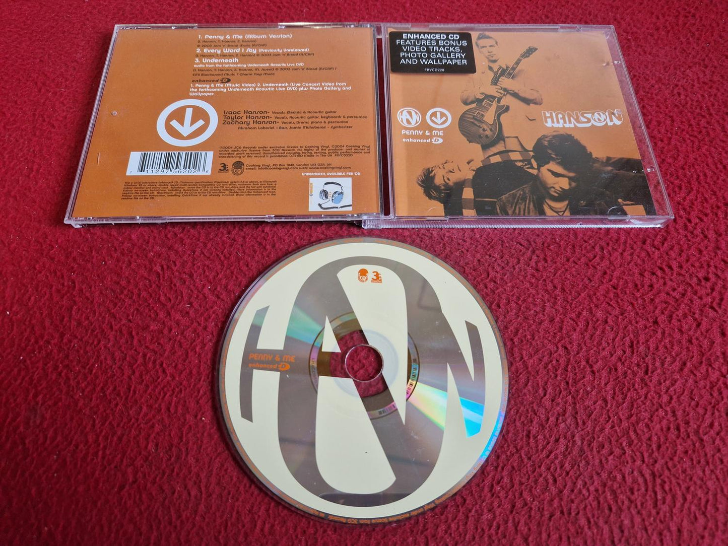 HANSON PENNY & ME ENCHANCED CD