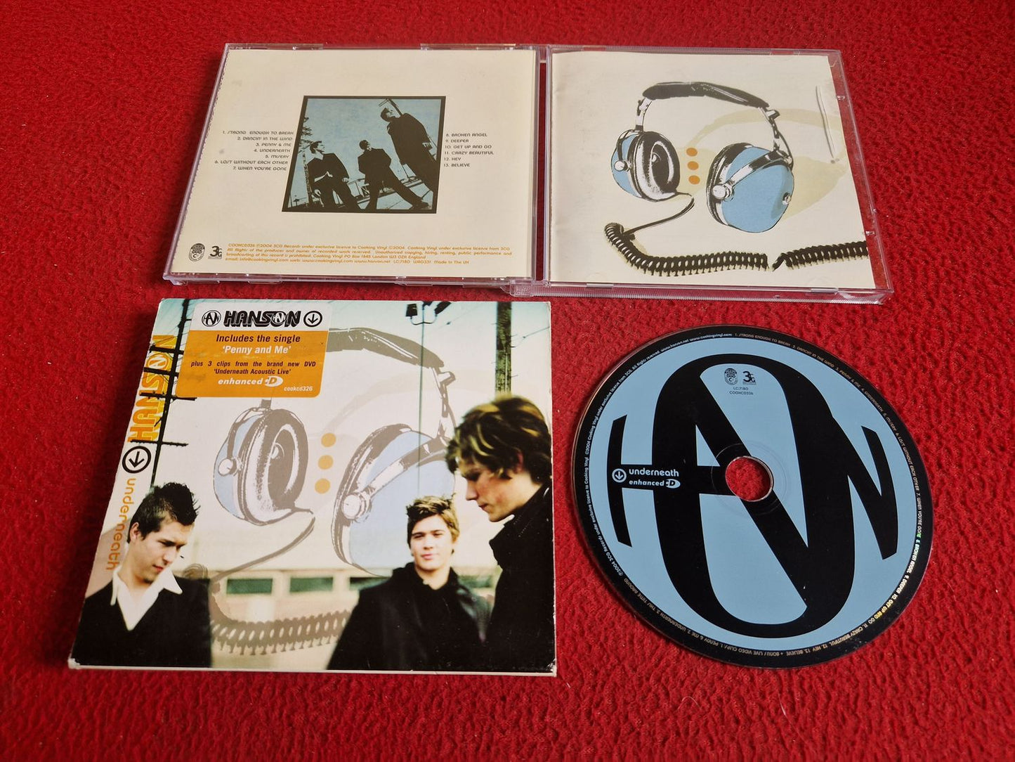 HANSON UNDERNEATH ENHANCED CD