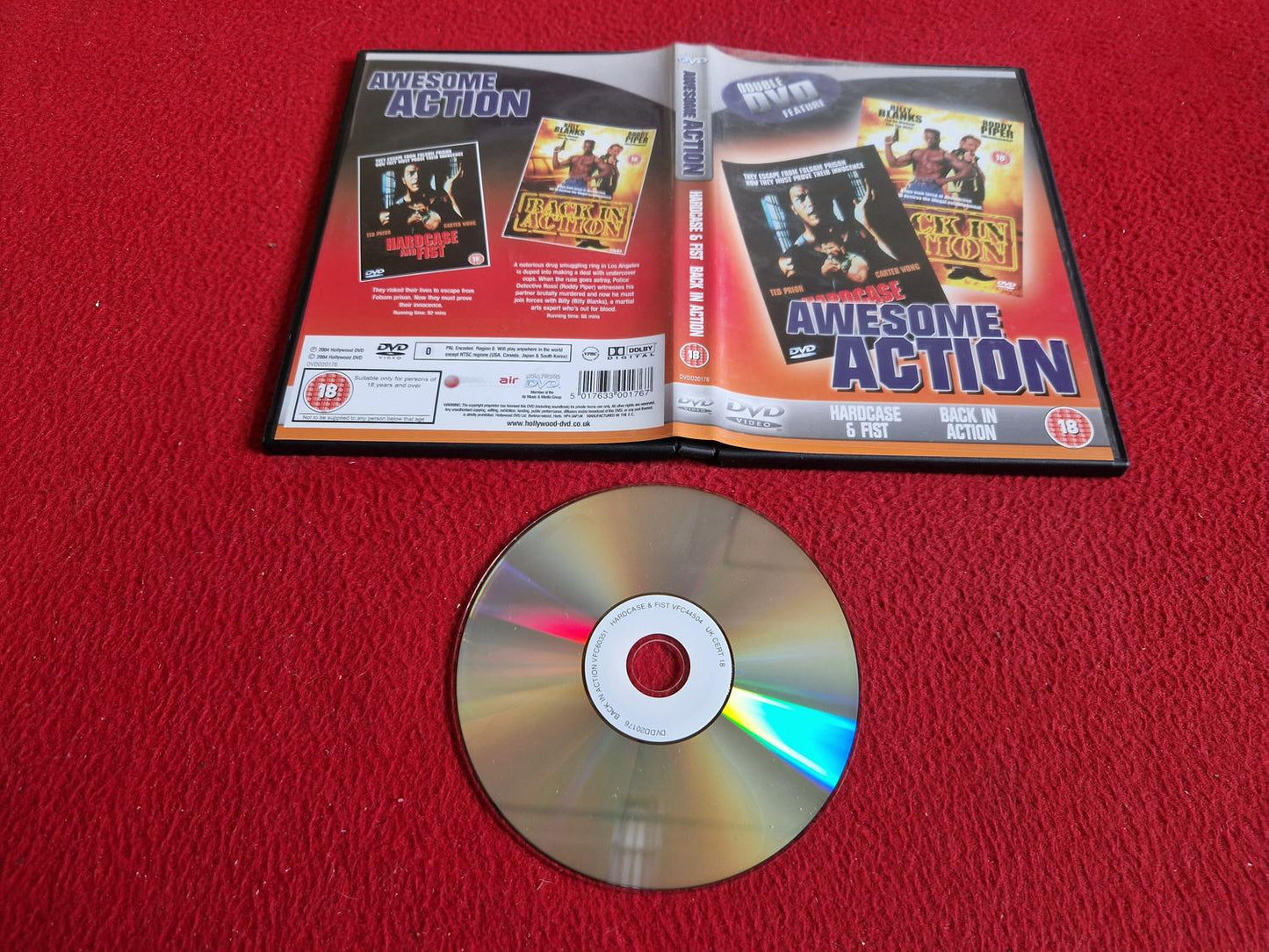 HARDCASE & FIST / BACK IN ACTION DVD