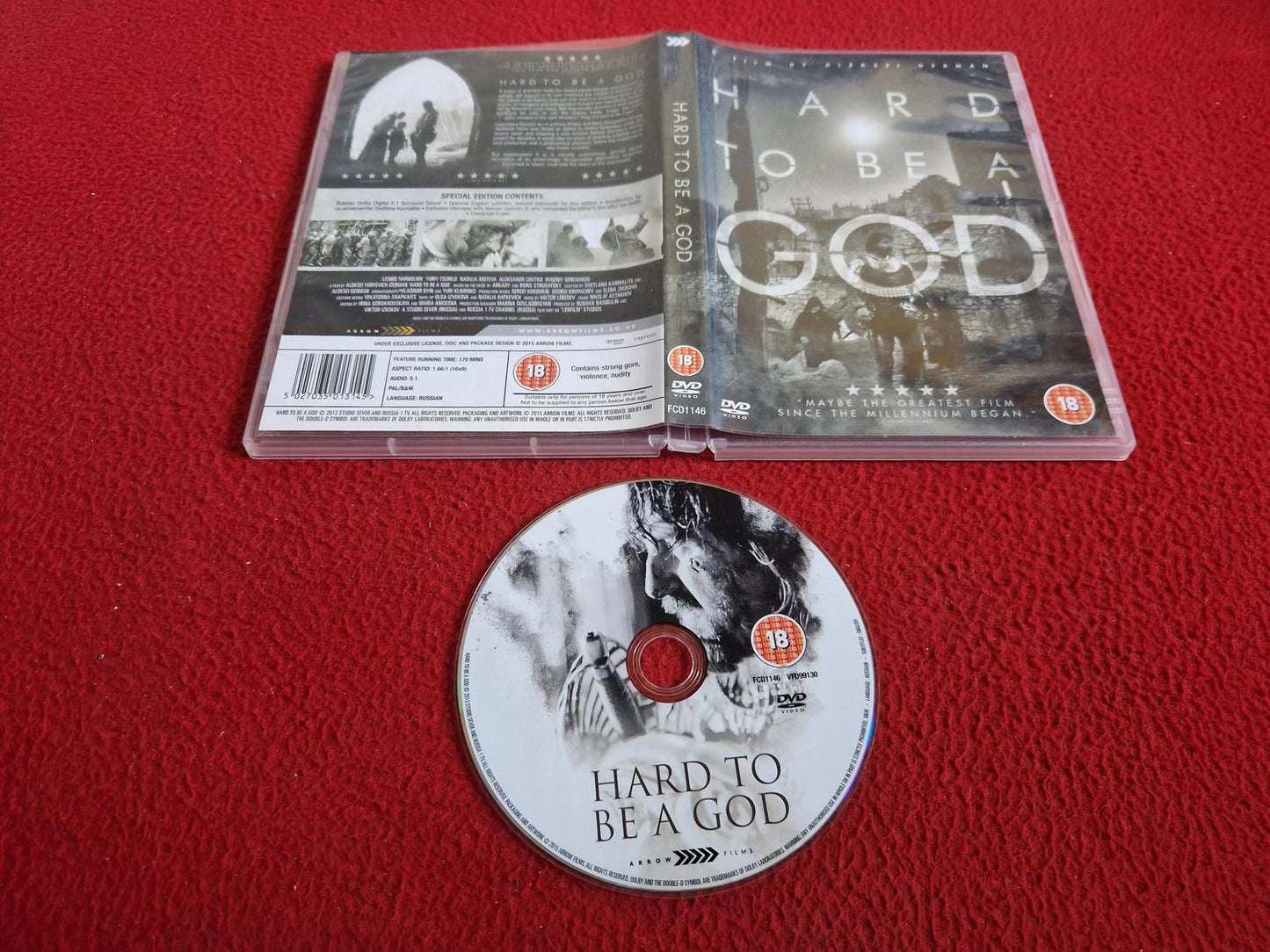HARD TO BE A GOD DVD