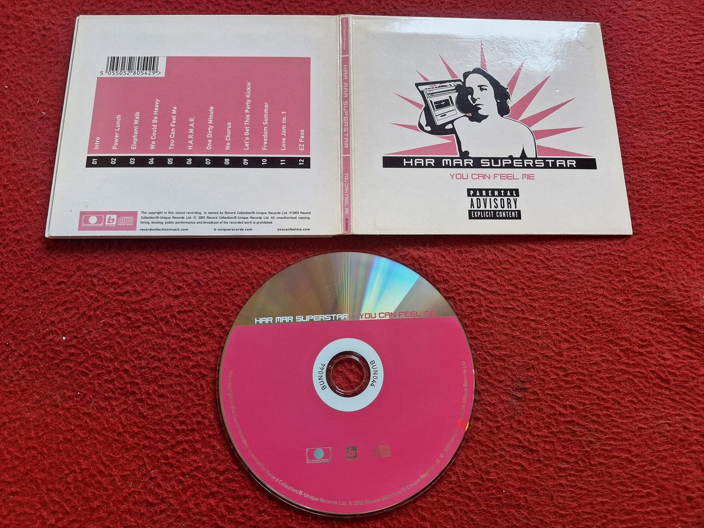 HAR MAR SUPERSTAR YOU CAN FEEL ME CD