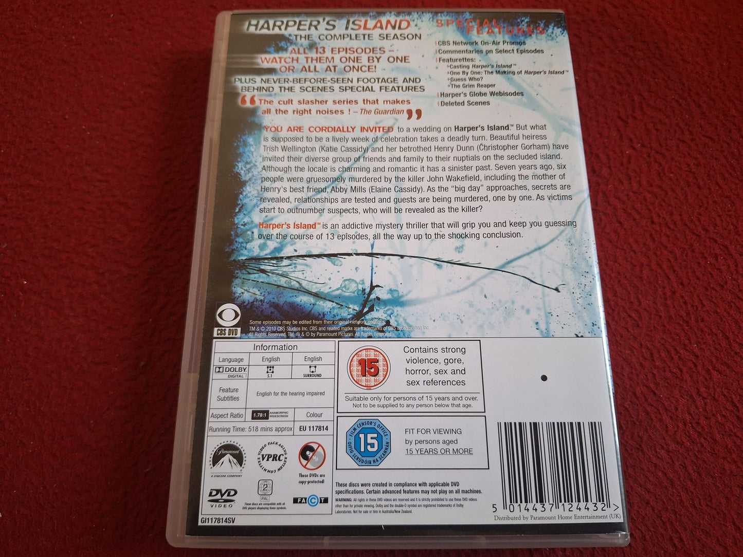 HARPER'S ISLAND THE COMPLETE SEASON BOX DVD