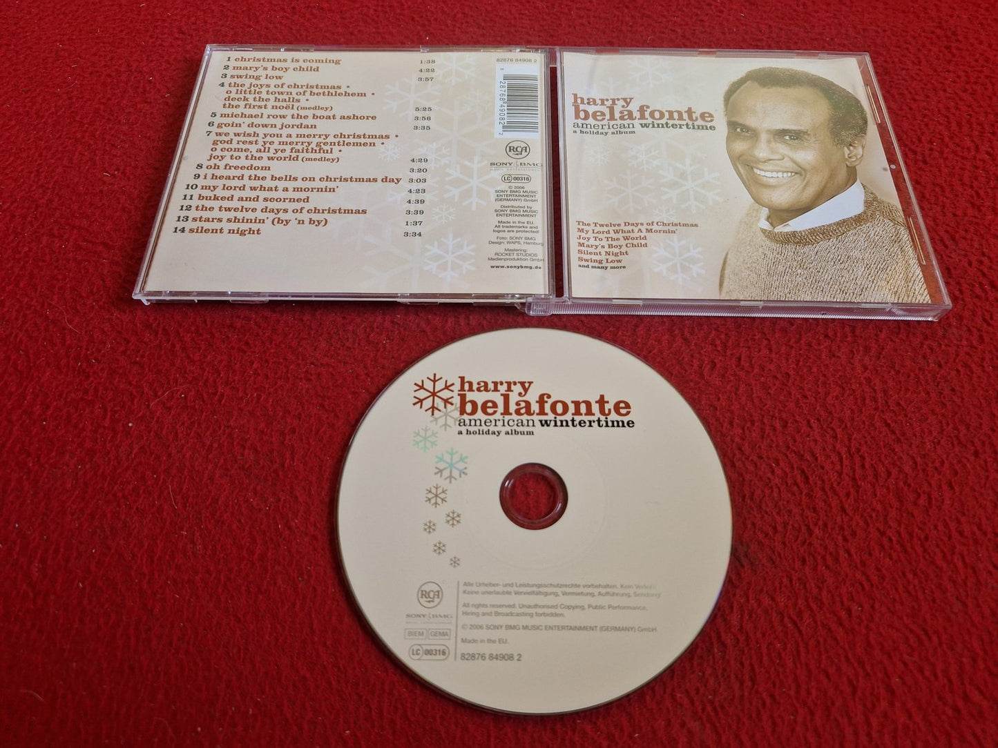 HARRY BELAFONTE AMERICAN WINTERTIME CD