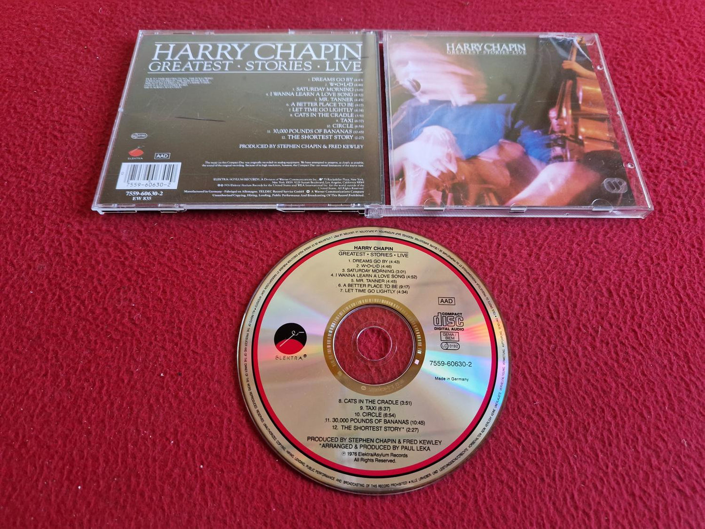 HARRY CHAPIN GREATEST STORIES LIVE CD