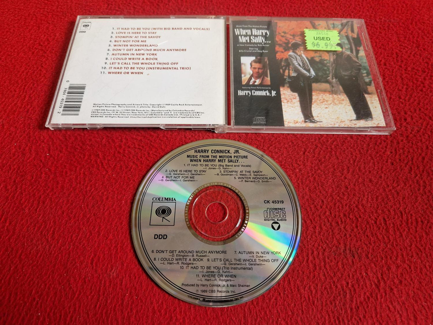 HARRY CONNICK JR. MUSIC FROM THE MOTION PICTURE WHEN HARRY MET SALLY CD