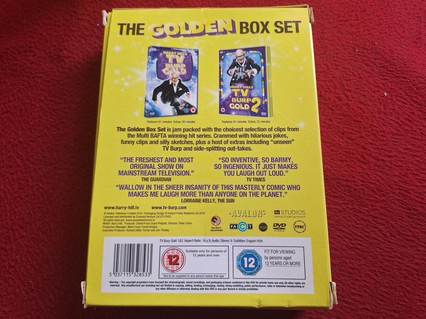 HARRY HILL'S TV BURP GOLDEN BOX SET DVD