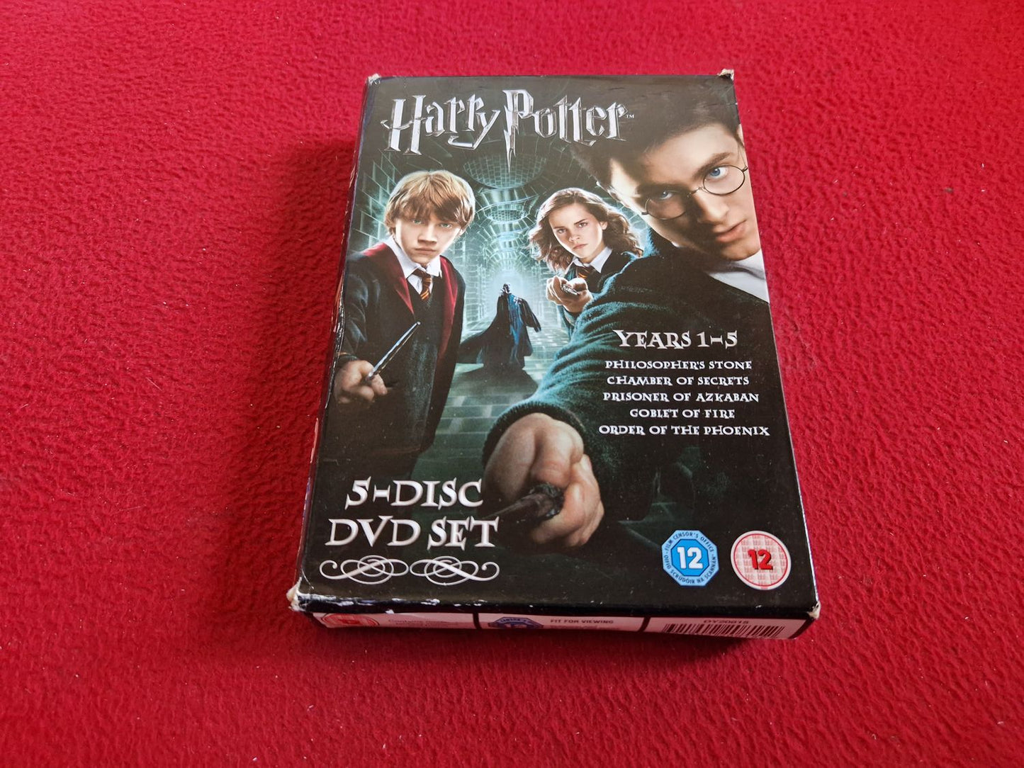 HARRY POTTER YEARS 1 - 5 BOX DVD