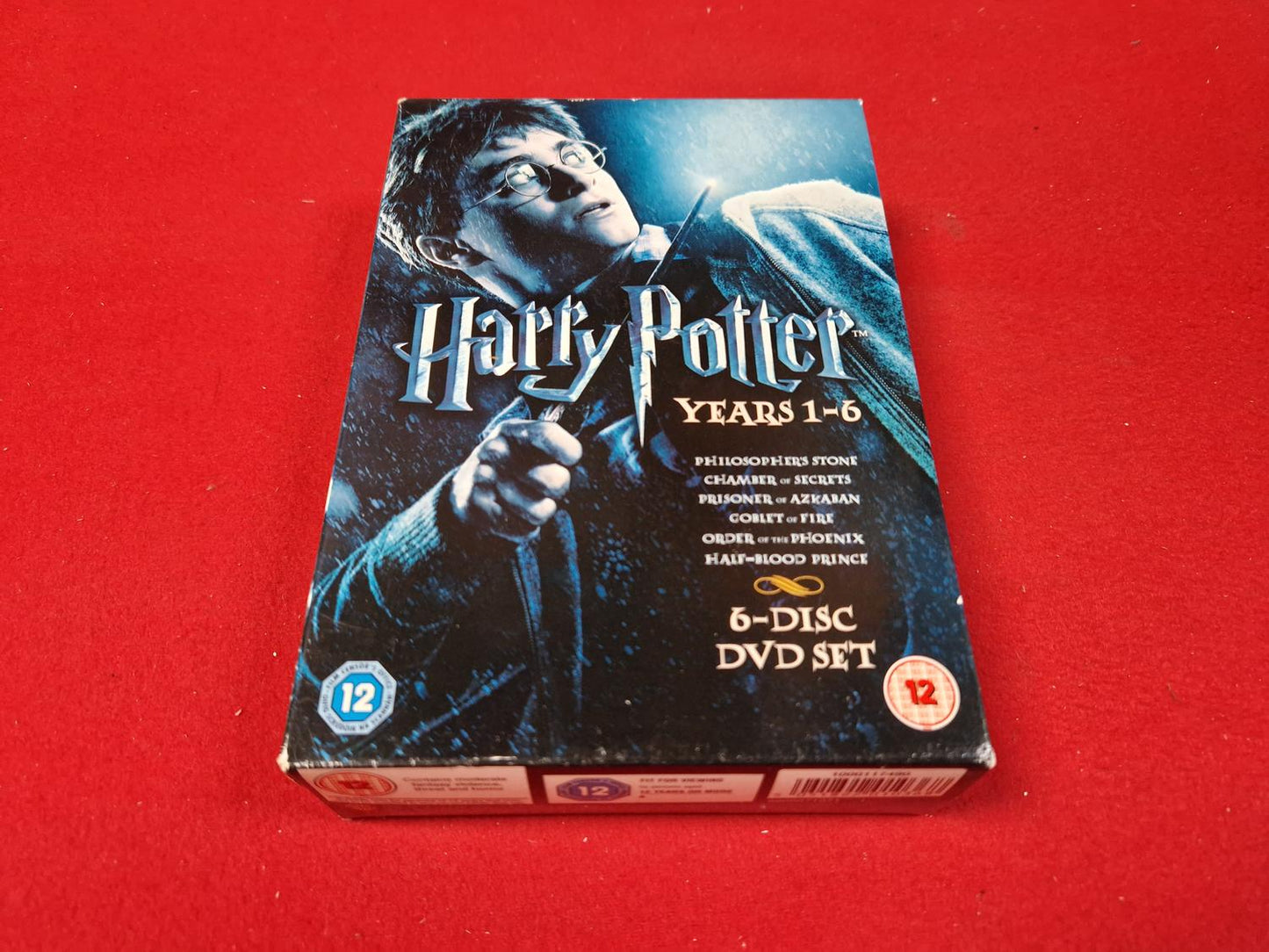 HARRY POTTER YEARS 1 - 6 BOX till DVD