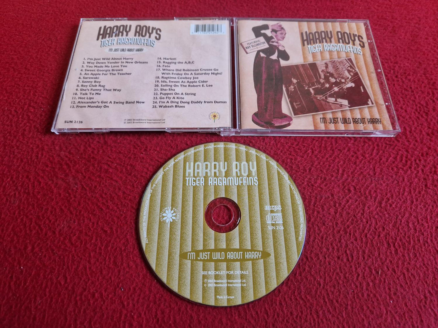 HARRY ROY'S TIGER RAGAMUFFINS I'M JUST WILD ABOUT HARRY CD