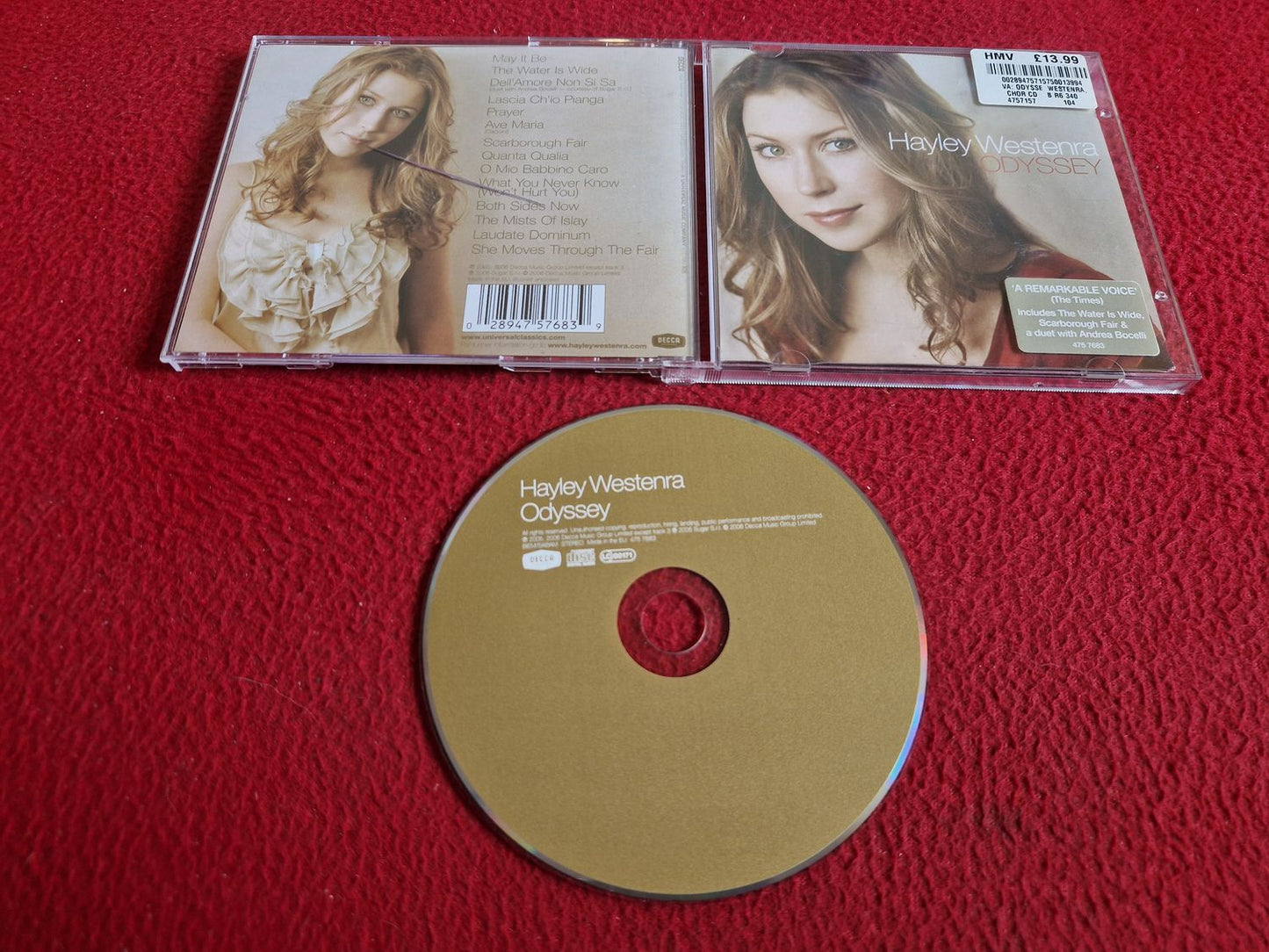 HAYLEY WESTENRA ODYSSEY CD
