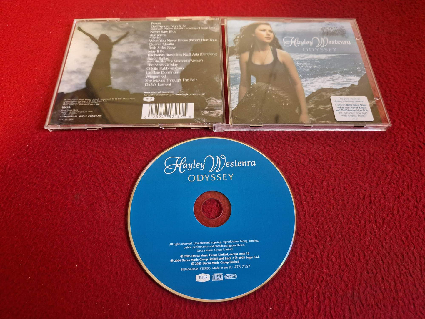 HAYLEY WESTENRA ODYSSEY CD