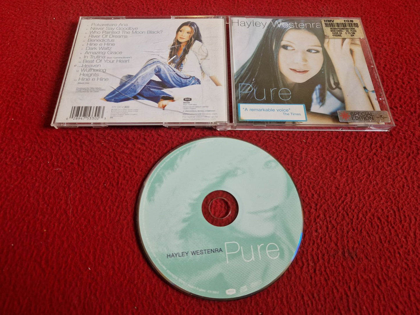 HAYLEY WESTENRA PURE CD