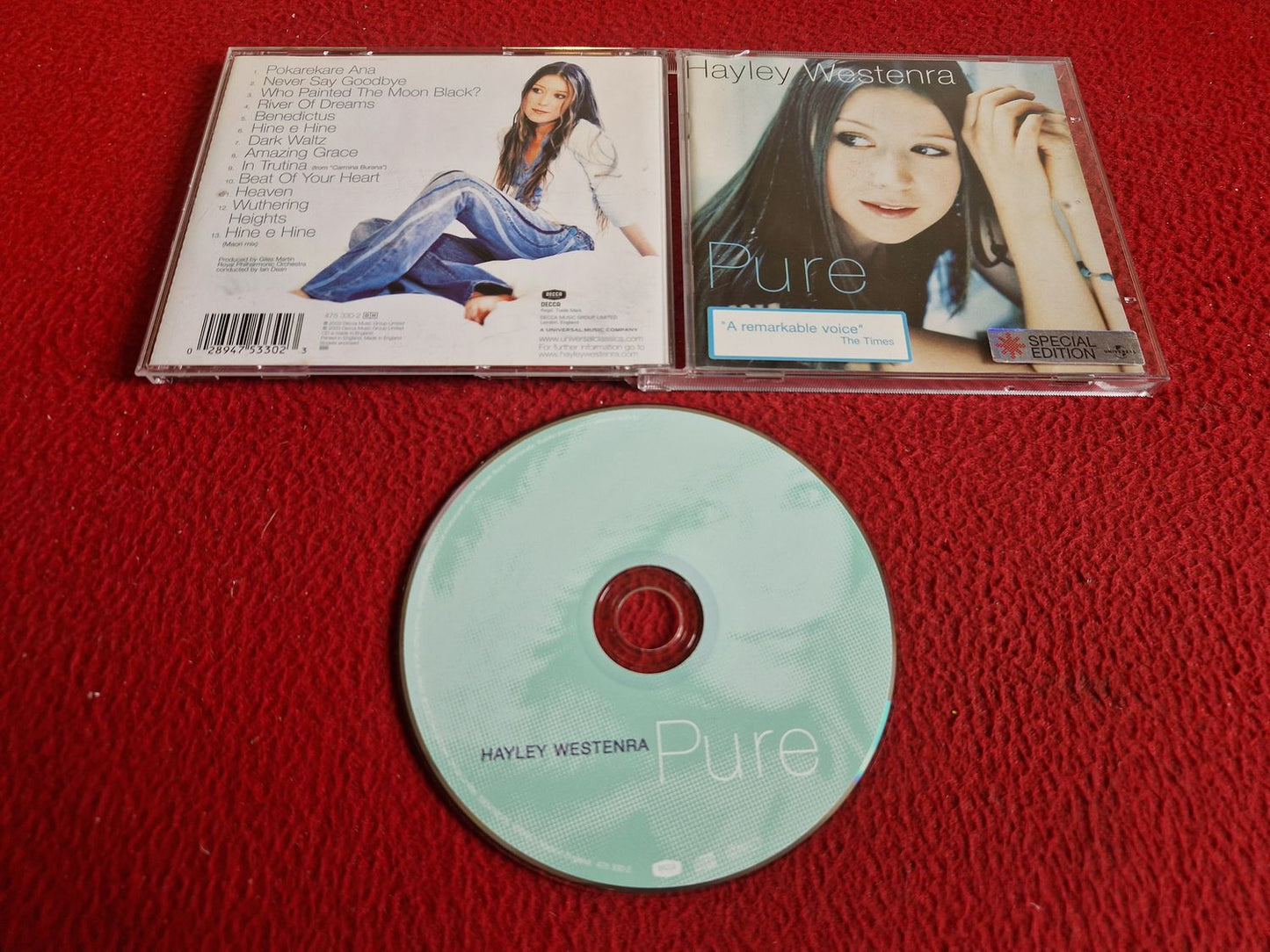 HAYLEY WESTENRA PURE CD