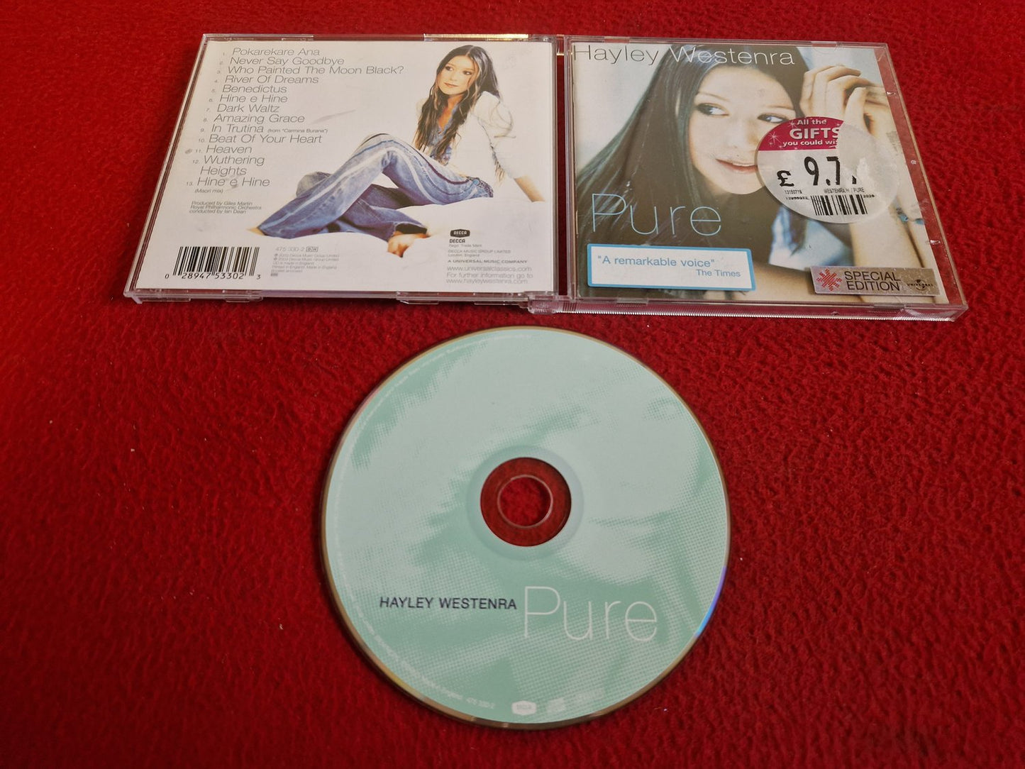 HAYLEY WESTENRA PURE CD