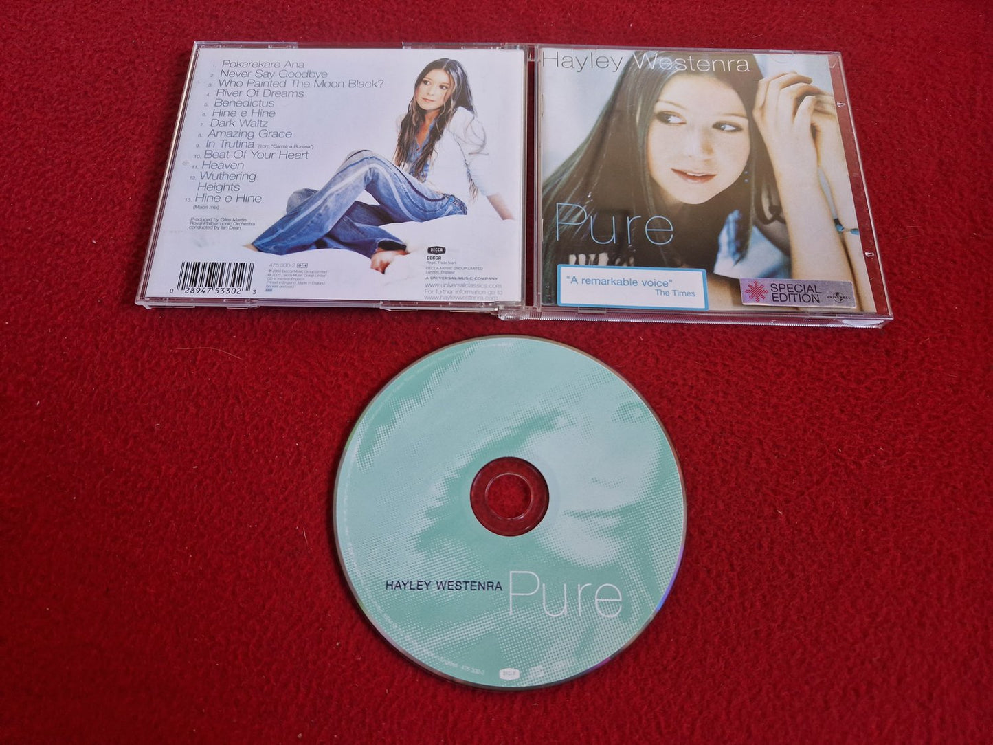 HAYLEY WESTENRA PURE CD