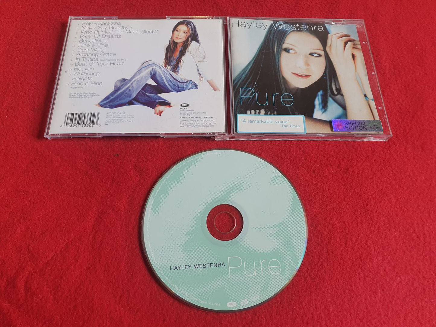 HAYLEY WESTENRA PURE till CD