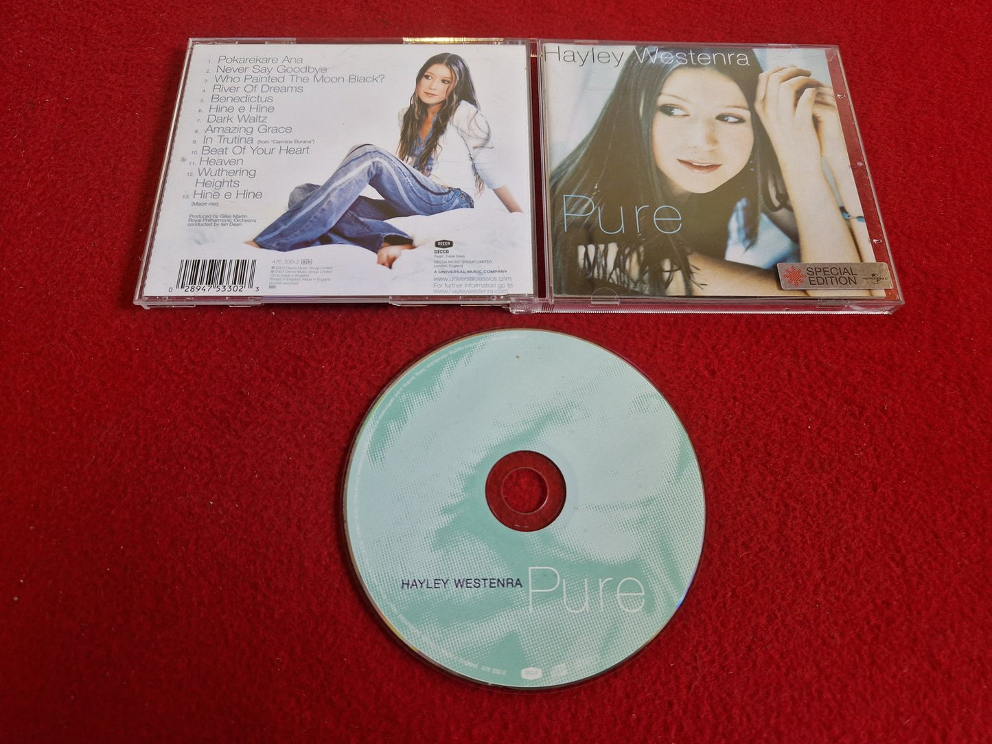 HAYLEY WESTENRA PURE till CD