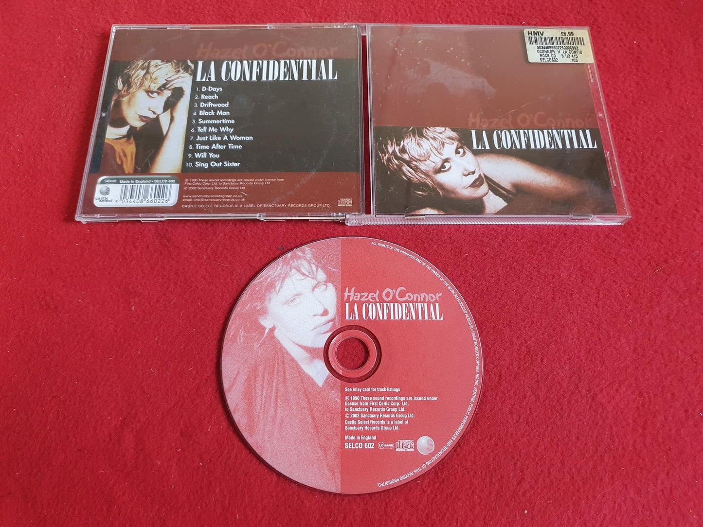 HAZEL O'CONNOR LA CONFIDENTIAL till CD