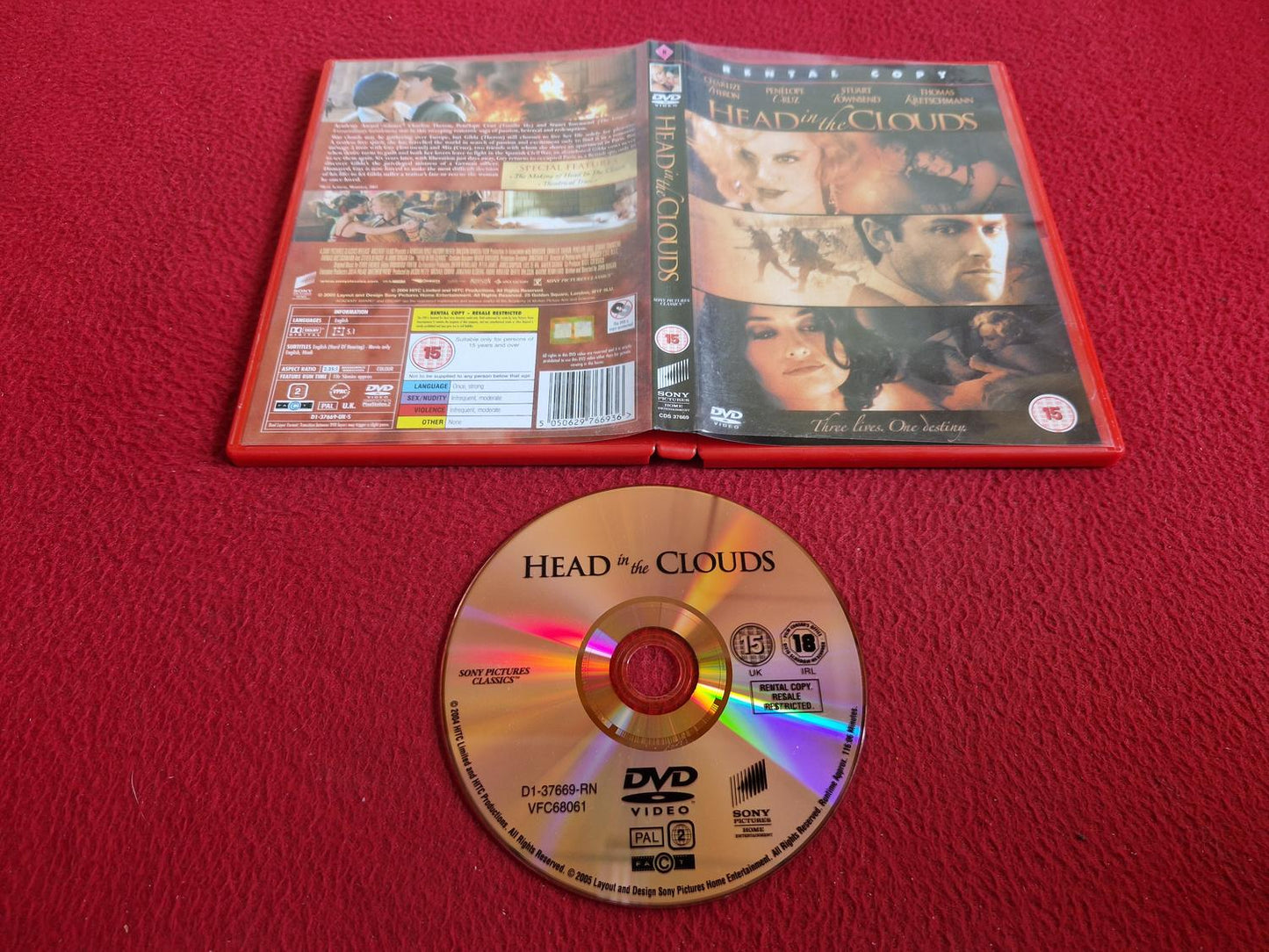 HEAD IN THE CLOUDS DVD