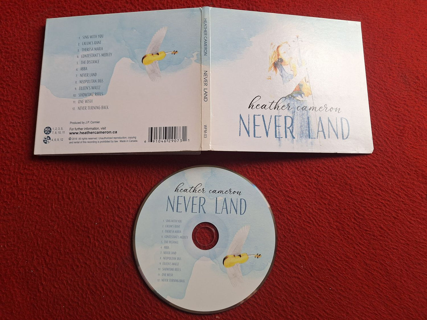 HEATHER CAMERON NEVER LAND CD