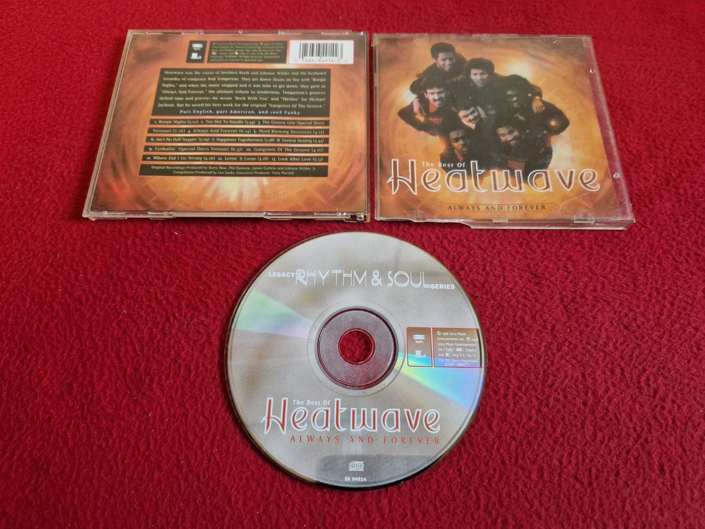 HEATWAVE ALWAYS AND FOREVER THE BEST OF CD