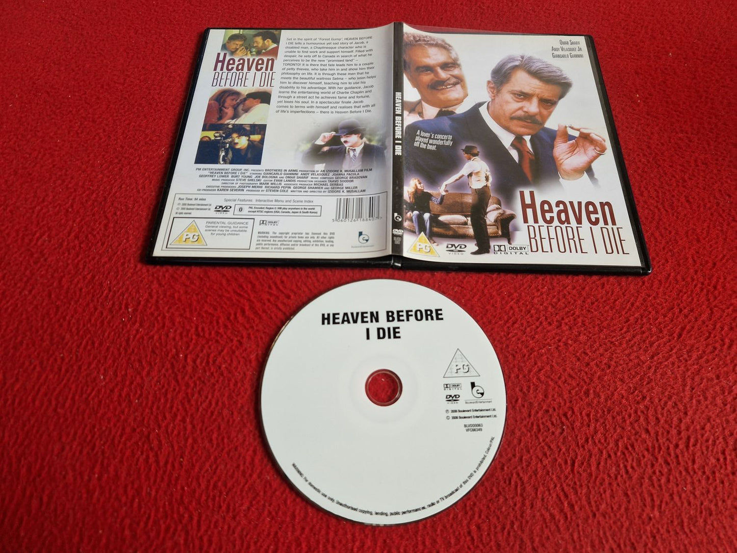 HEAVEN BEFORE I DIE DVD