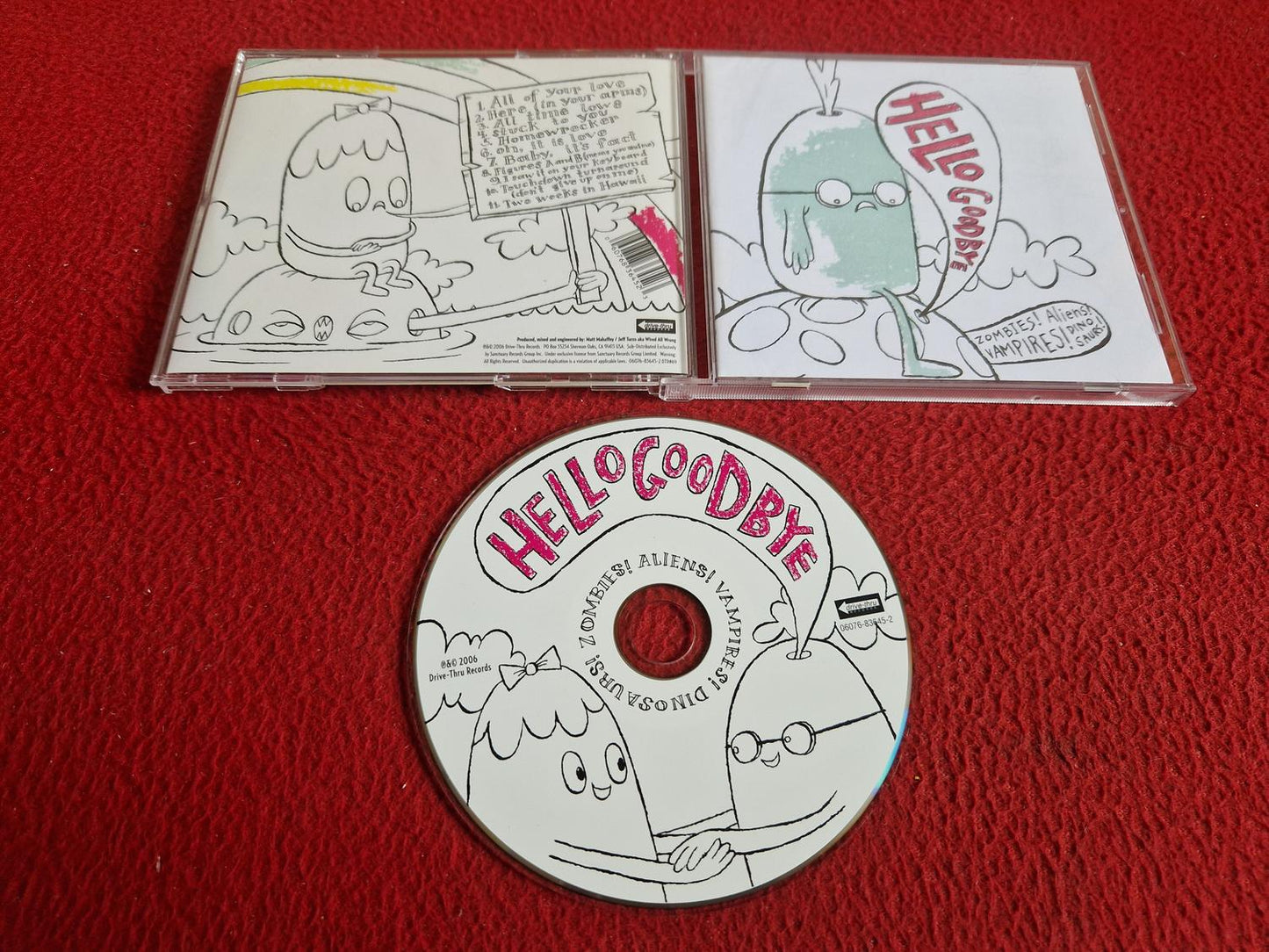 HELLO GOODBYE ZOMBIES! ALIENS! VAMPIRES! DINOSAURS! CD