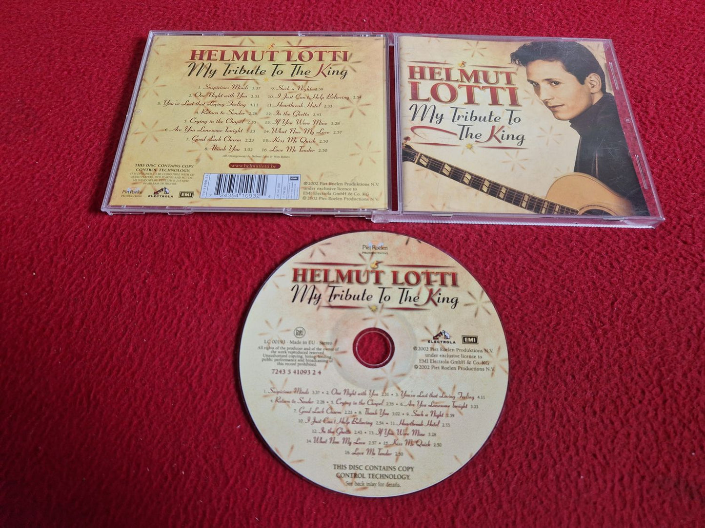 HELMUT LOTTI MY TRIBUTE TO THE KING CD