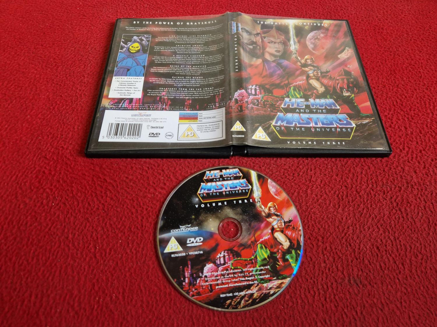 HE-MAN AND THE MASTERS OF UNIVERSE VOLUME THREE DVD