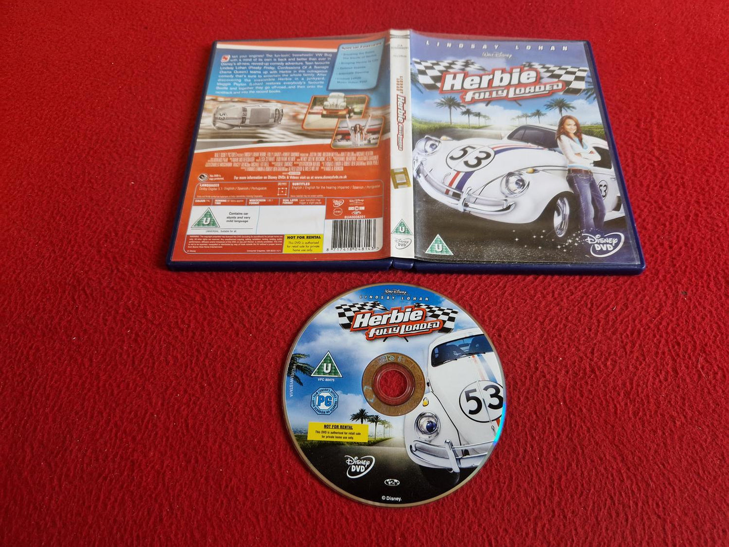 HERBIE: FULLY LOADED DVD