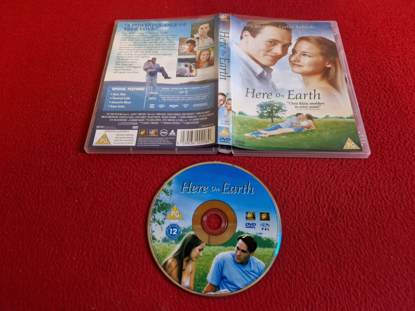 HERE ON EARTH DVD