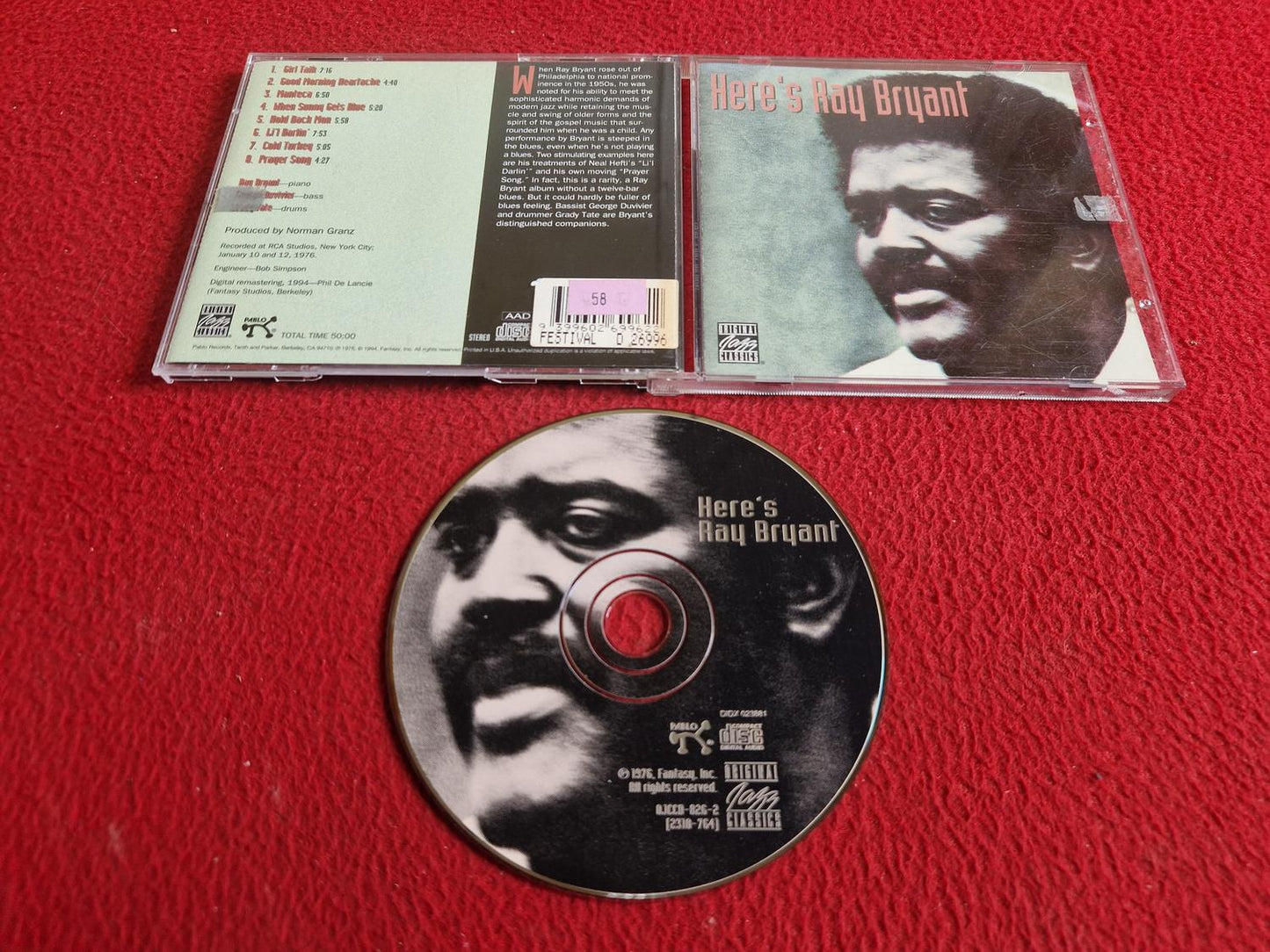 HERE'S RAY BRYANT CD