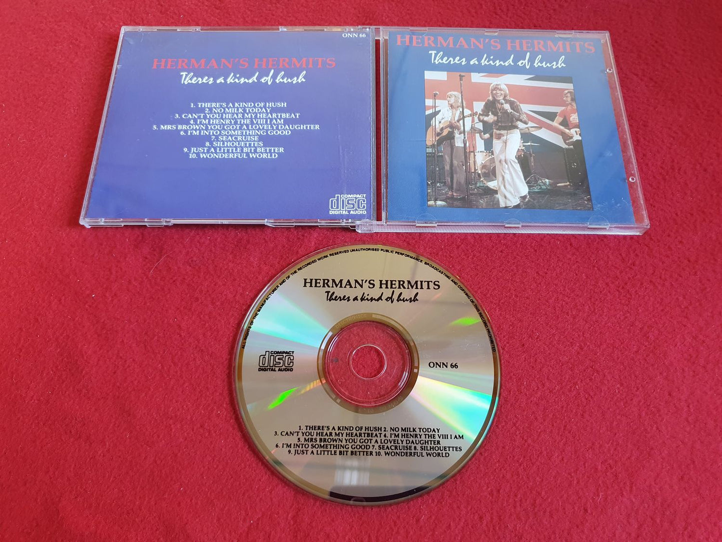 HERMAN'S HERMITS THERES A KIND OF HUSH till CD