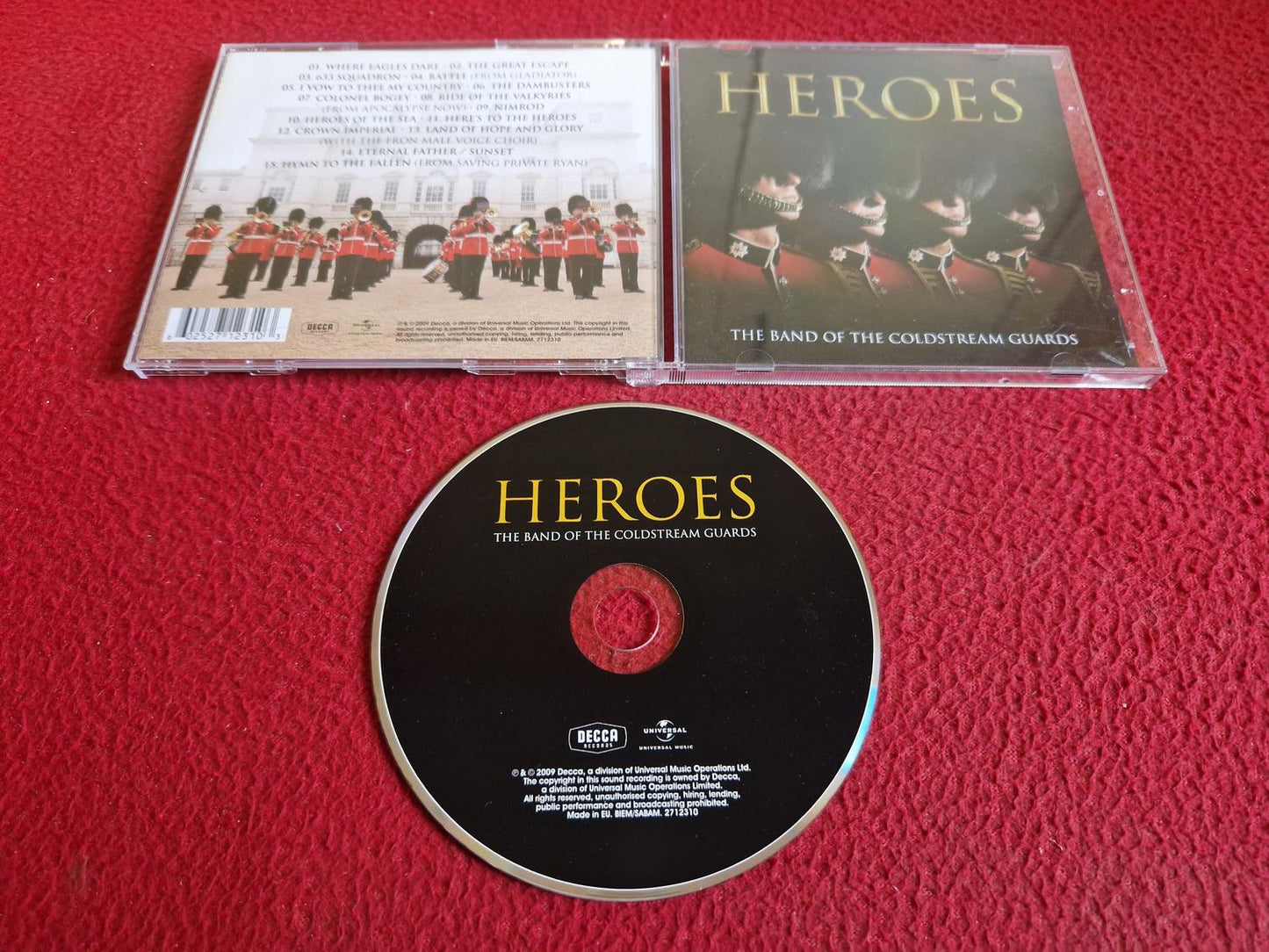 HEROES THE BAND OF THE COLDSTREAM GUARDS CD