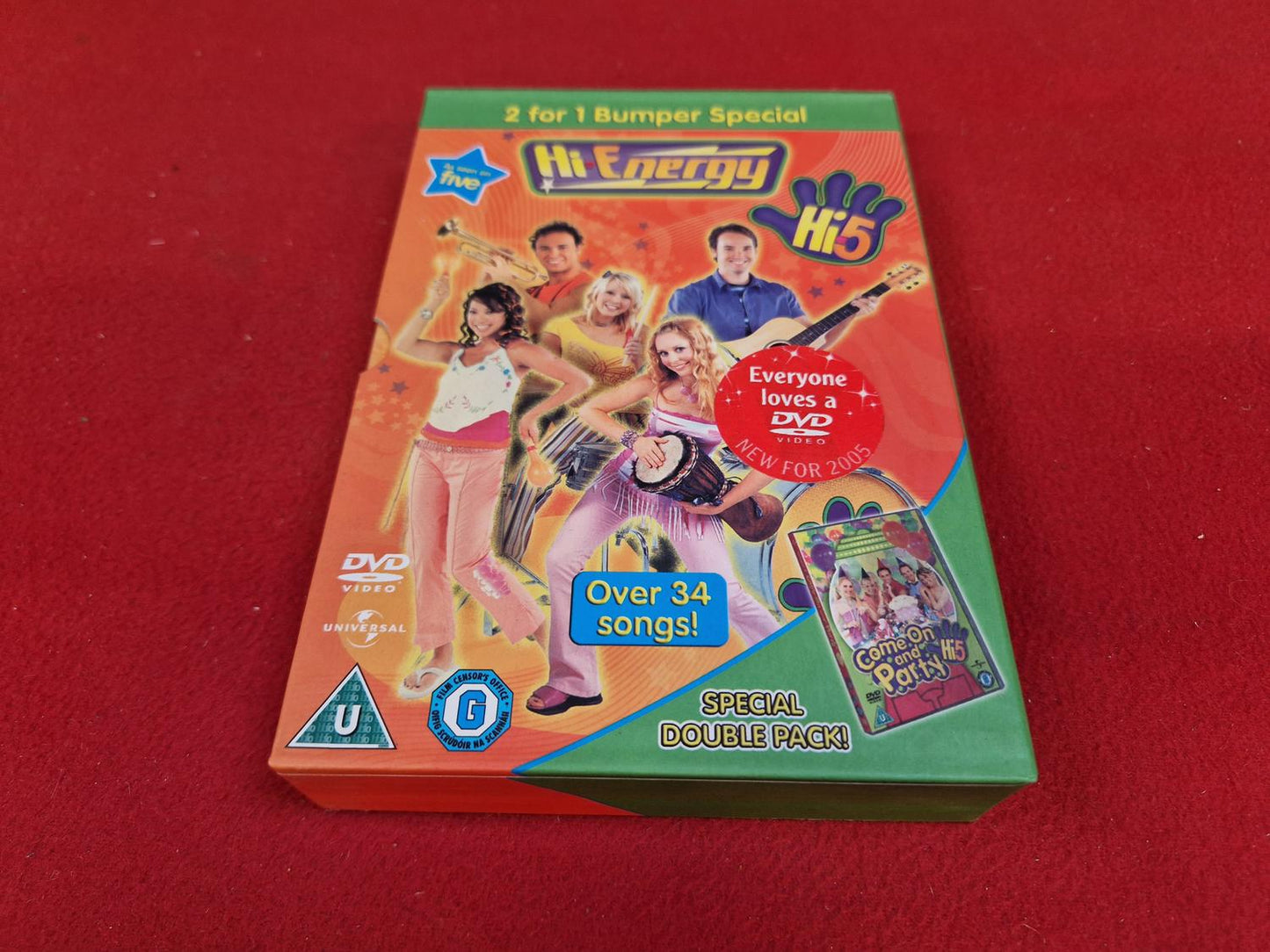 HI-5 HI ENERGY / COME ON AND PARTY BOX till DVD