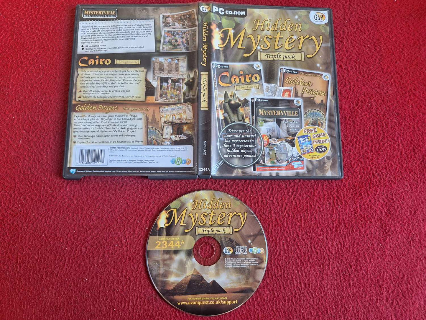 HIDDEN MYSTERY TRIPLE PACK - CAIRO / GOLDEN PRAGUE / MYSTERYVILLE till PC