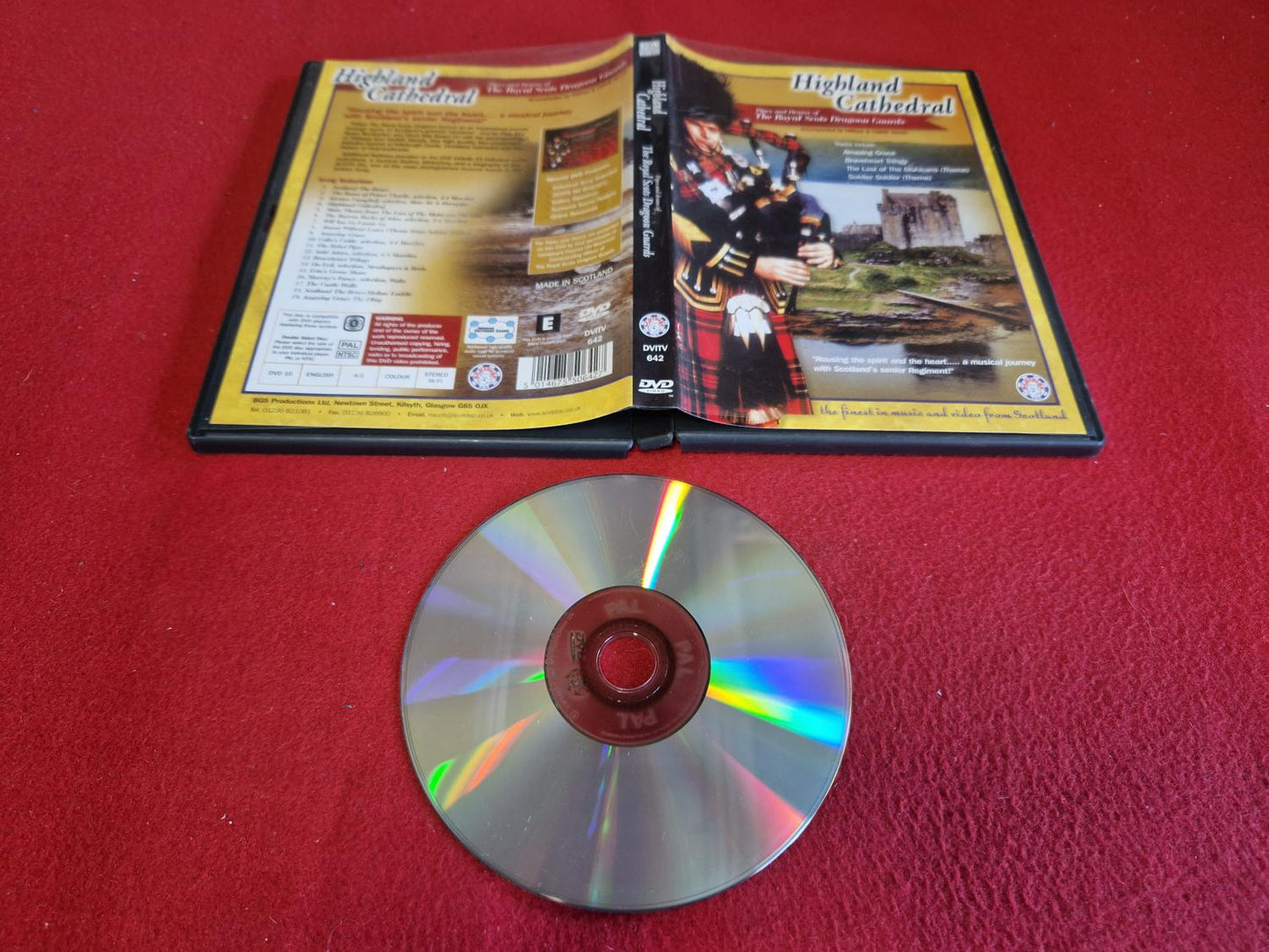 HIGHLAND CATHEDRAL THE ROYAL SCOTS DRAGOON GUARDS till DVD