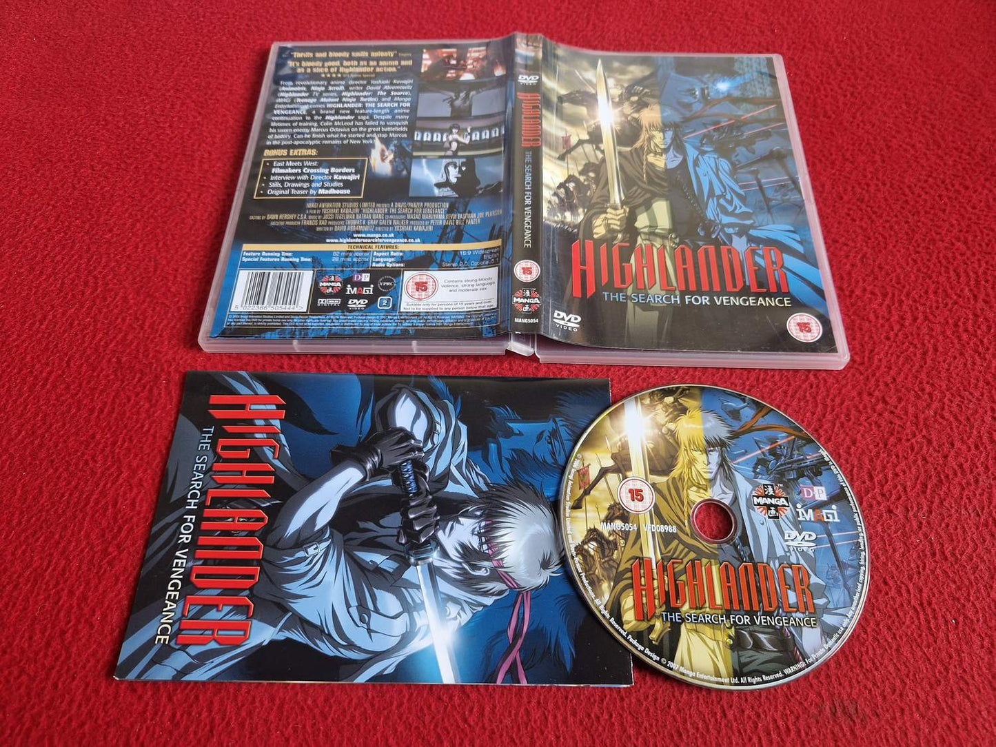 HIGHLANDER THE SEARCH FOR VENGEANCE DVD