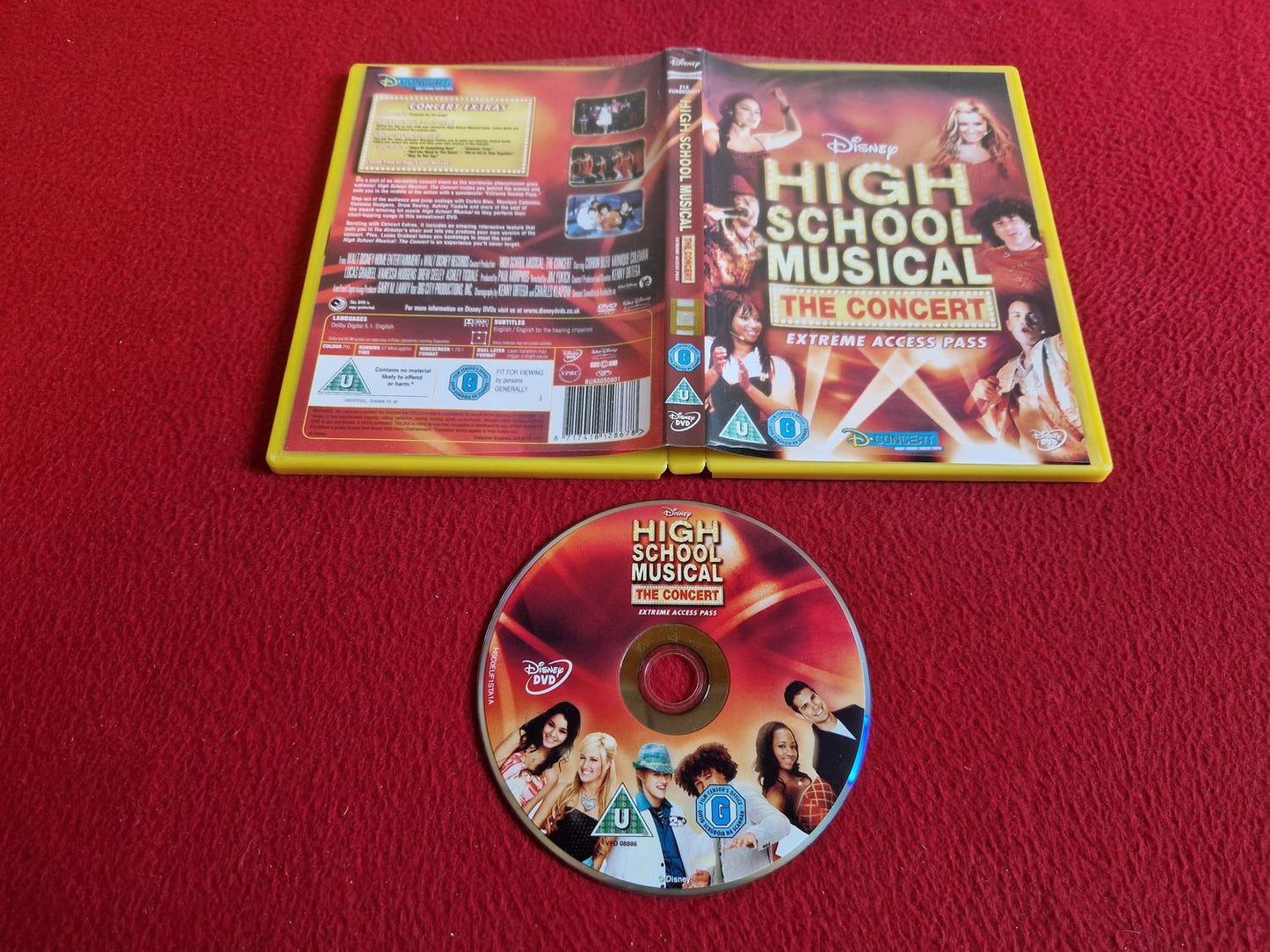 HIGH SCHOOL MUSICAL: THE CONCERT DVD