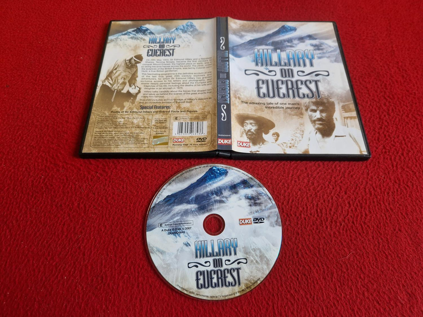 HILLARY ON EVEREST DVD