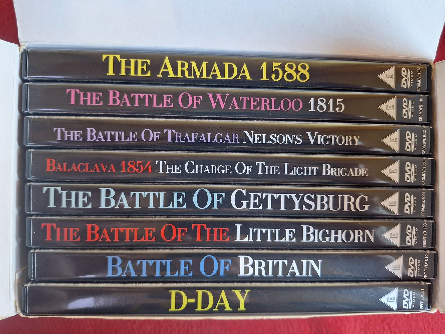 HISTORY'S GREATEST BATTLES 8 DVD BOX SET