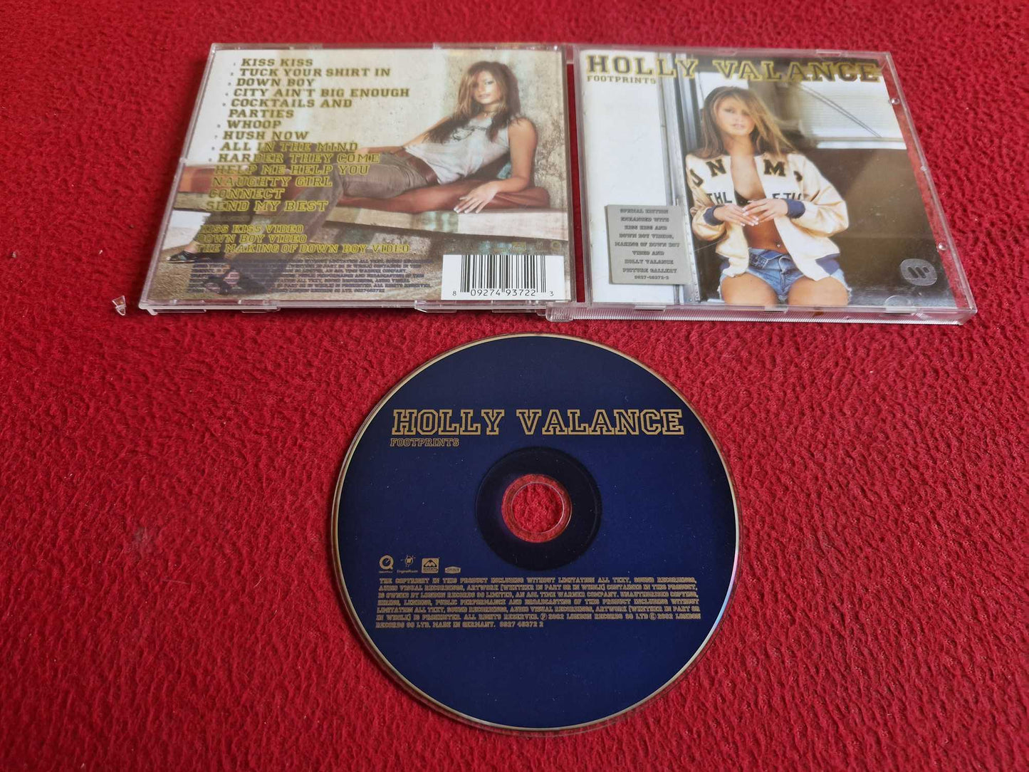 HOLLY VALANCE FOOTPRINTS CD