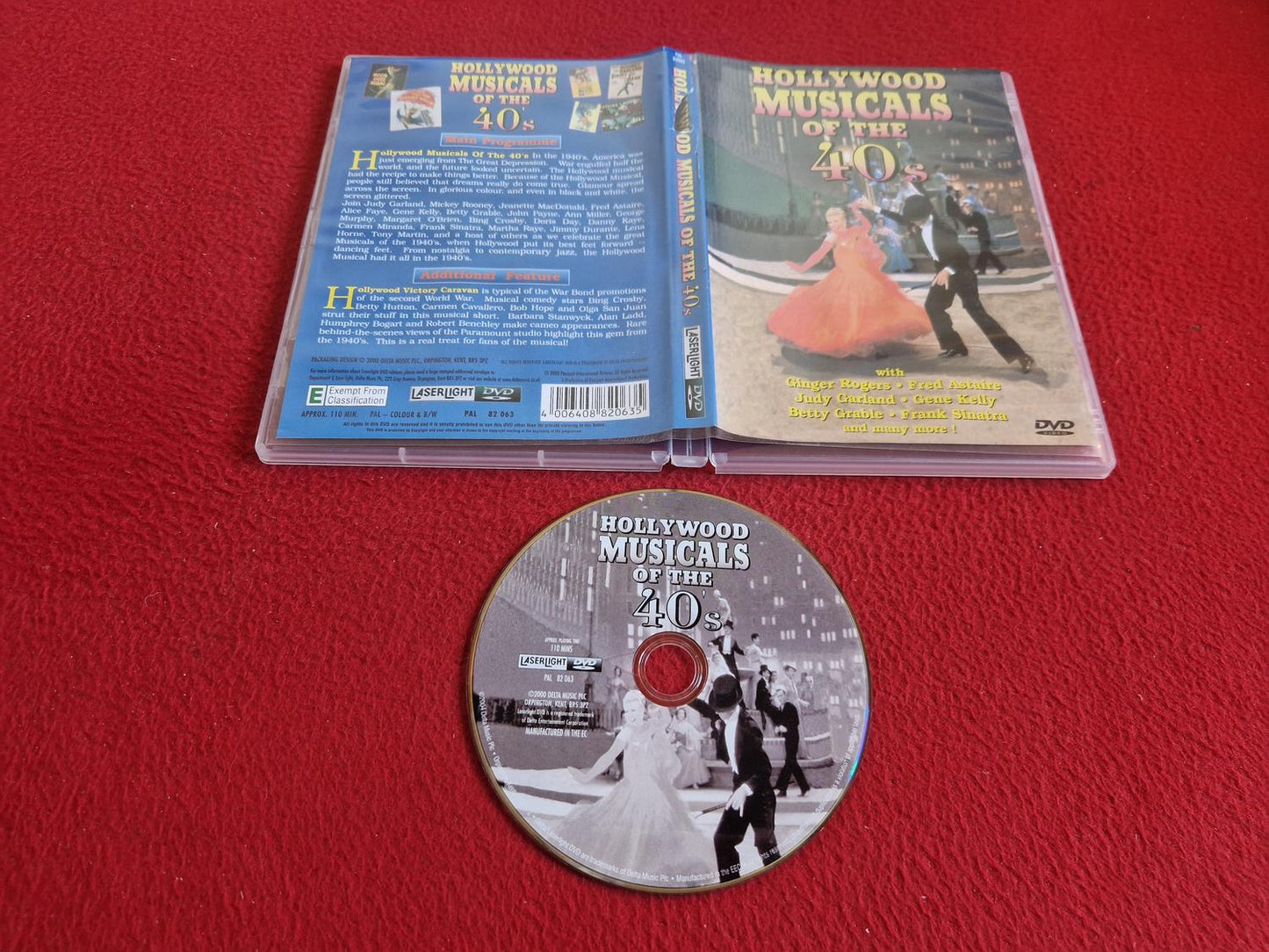 HOLLYWOOD MUSICALS OF THE 40'S DVD