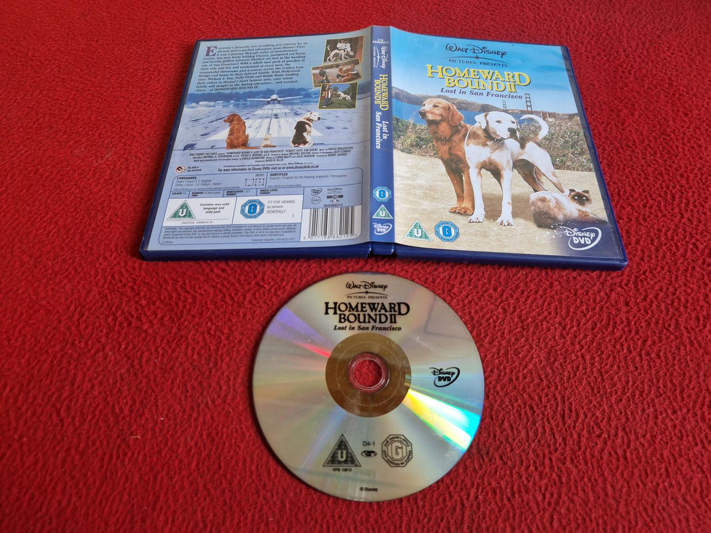 HOMEWARD BOUND 2 LOST IN SAN FRANCISCO DVD