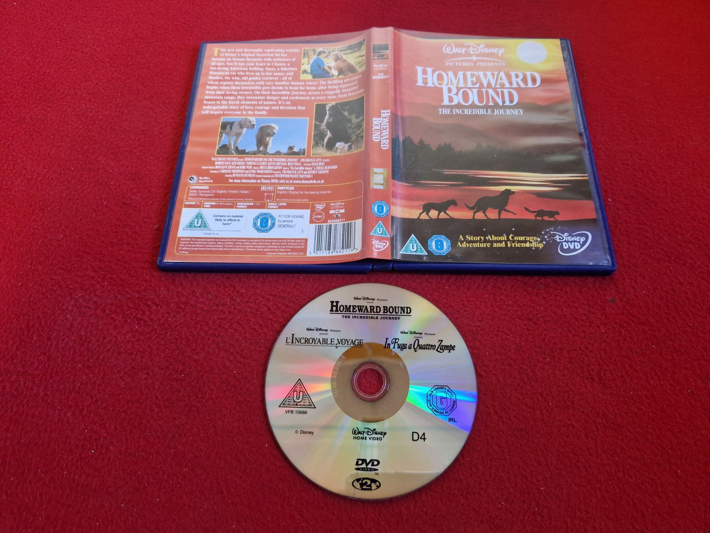 HOMEWARD BOUND DVD