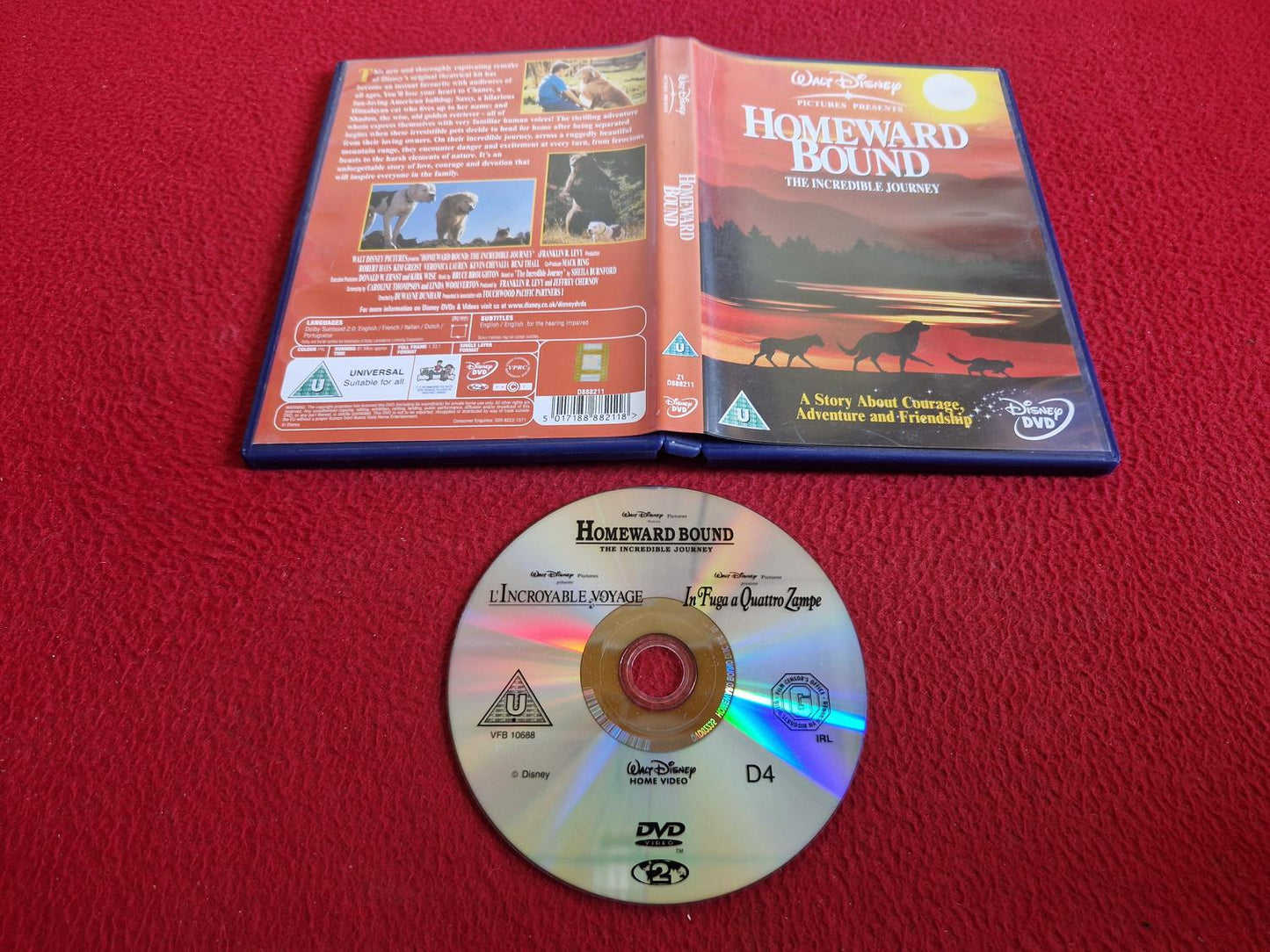 HOMEWARD BOUND DVD