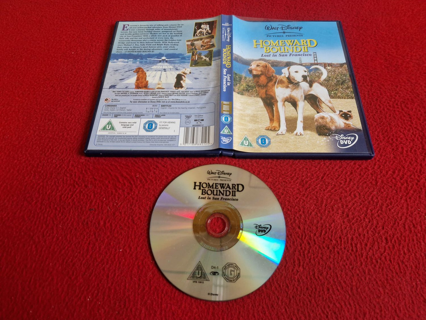 HOMEWARD BOUND II LOST IN SAN FRANCISCO DVD