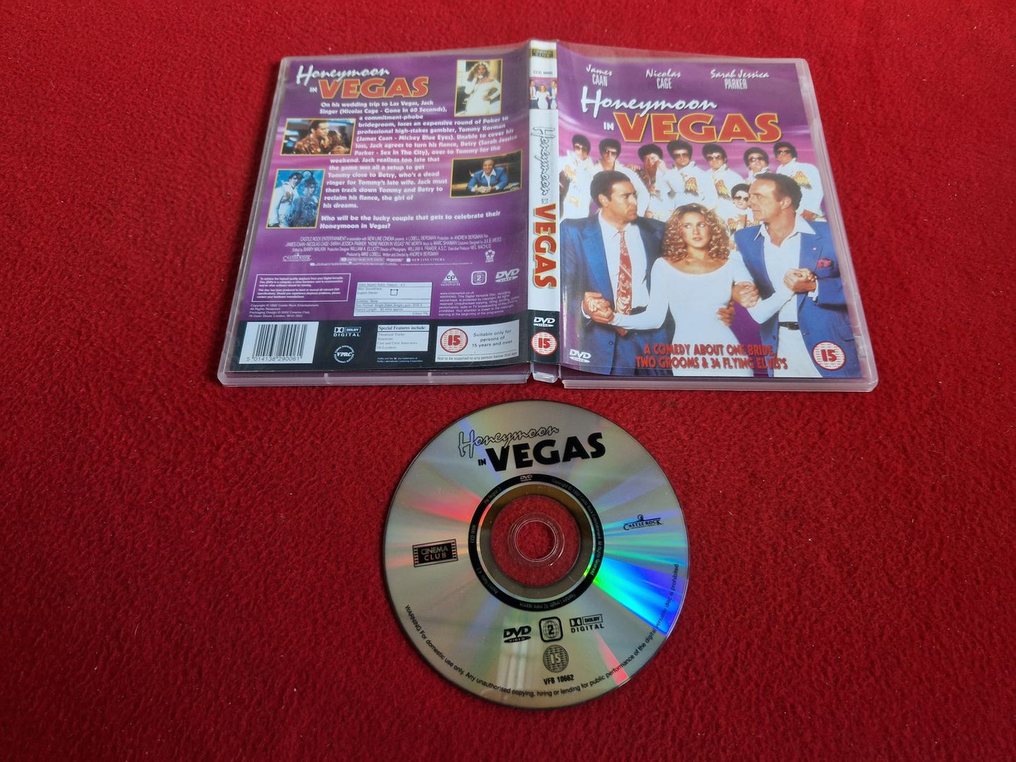 HONEYMOON IN VEGAS till DVD
