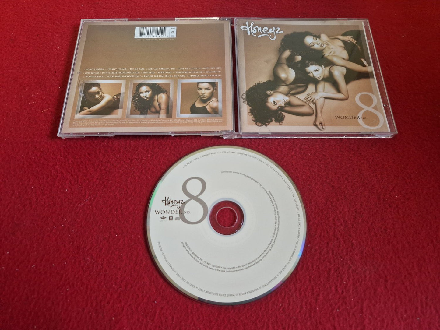 HONEYZ WONDER NO 8 till CD